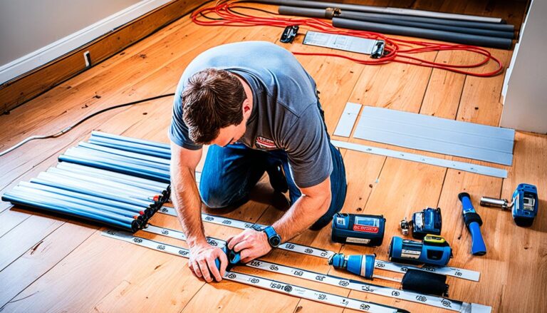 Installing radiant floor heating
